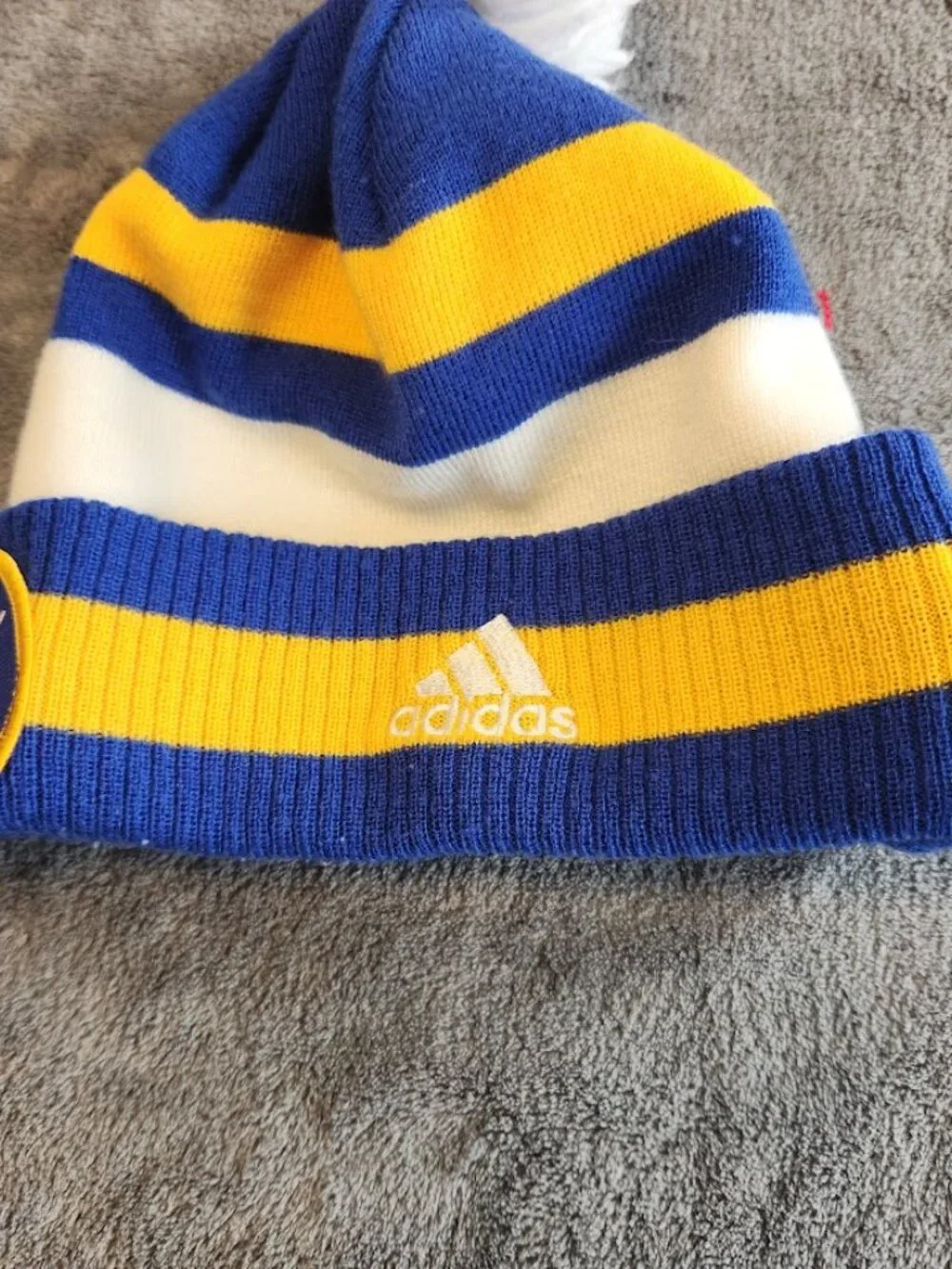 Adidas Buffalo Sabres 10th Anniversary Winter Classic Winter Knit Pom Beanie Hat